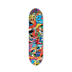 Colorful Graffiti Art Skateboard Deck Wallpaper