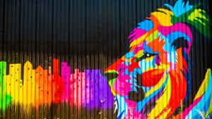 Colorful Graffiti Brings A Wall To Life Wallpaper