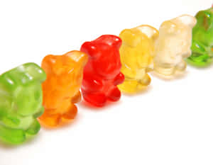 Colorful Gummy Bearsina Row.jpg Wallpaper