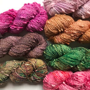 Colorful Handspun Yarn Bundles.jpg Wallpaper