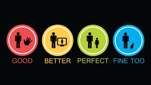 Colorful Icons On Computer Lock Screen Wallpaper