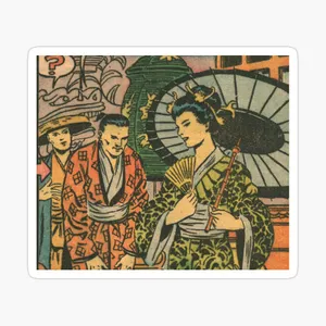 Colorful Japanese Pop Art Featuring Traditional Elements And Modern Design Wallpaper