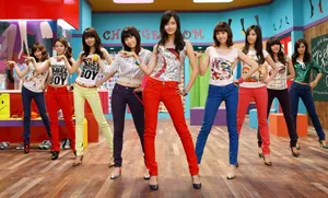 Colorful_ K Pop_ Group_ Pose Wallpaper