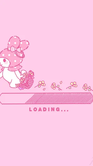 Colorful Kawaii Characters Uniting In Fun Wallpaper