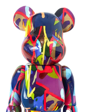 Colorful Kaws Bearbrick Figure Wallpaper