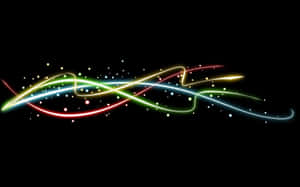 Colorful Laser Light Streams Wallpaper