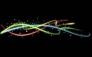 Colorful Laser Light Streams Wallpaper