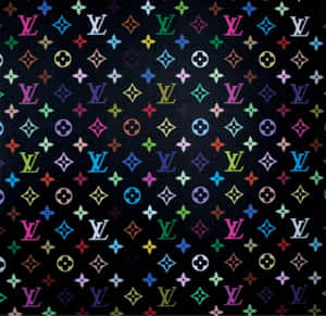 Colorful Louis Vuitton Print Wallpaper