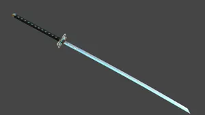 Colorful Nichirin Blades On Display Wallpaper