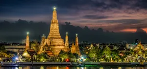 Colorful Outer Space Scene Wallpaper