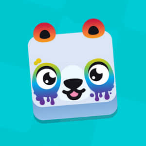 Colorful Panda Character Blooket Wallpaper