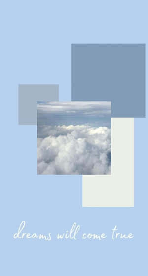 Colorful Pastel Blue Solid. Wallpaper