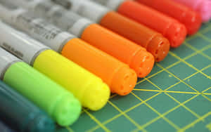 Colorful Permanent Markers Wallpaper