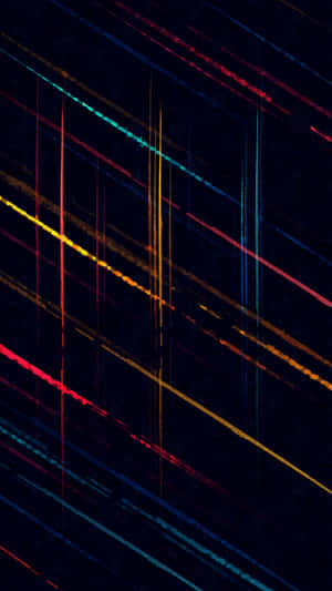 Colorful Sketch Lines Portrait Wallpaper