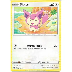 Colorful Skitty Card Wallpaper