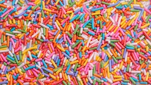 Colorful Sprinkles Background Wallpaper