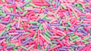 Colorful Sprinkles Background Wallpaper