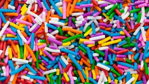 Colorful Sprinkles Background Wallpaper