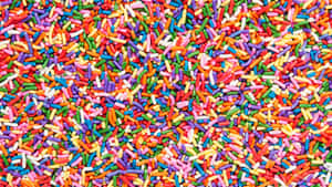 Colorful Sprinkles Background Wallpaper