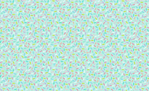 Colorful Sprinkles Pattern Background Wallpaper