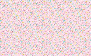 Colorful Sprinkles Pattern Background Wallpaper