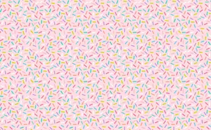 Colorful Sprinkles Pattern Background Wallpaper