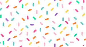 Colorful Sprinkles Pattern Wallpaper