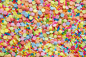 Colorful Sprinkles Texture.jpg Wallpaper