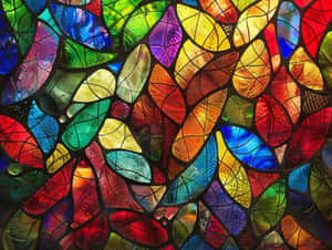 Colorful Stained Glass Artwork Wallpaper