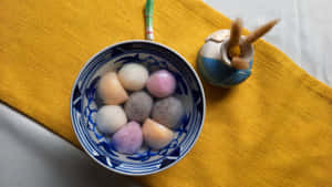 Colorful Tangyuan Dessert Wallpaper