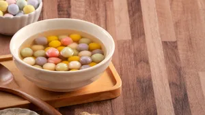 Colorful Tangyuan Dessert Wallpaper