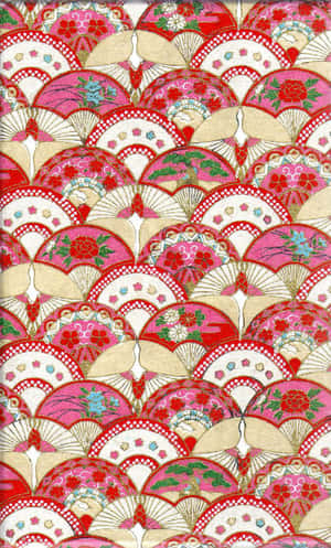 “colorful Textile Art Design” Wallpaper