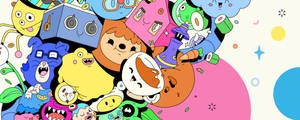 Colorful Toca Boca Robots Wallpaper