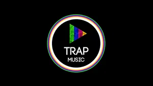 Colorful Trap Music Logo Wallpaper