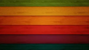 Colorful Wooden Panels Miui Wallpaper