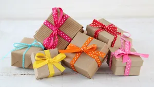Colorful Wrapped Gift Boxes Wallpaper