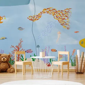 Colorful Yellow Submarine Voyage Wallpaper