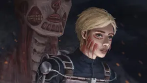 Colossal Titan - Armin Arlert Art Wallpaper