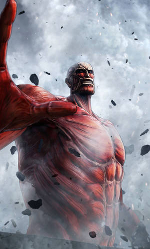 Colossal Titan Attack On Titan Iphone Wallpaper