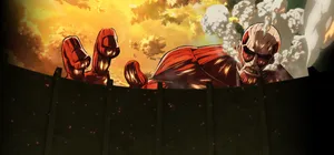 Colossal Titan Attacks Wallpaper
