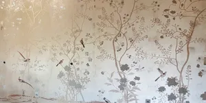 Colourful Installation Art Intertwining Light And Objects Wallpaper