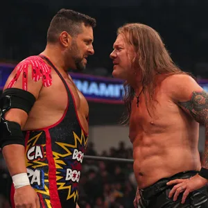 Colt Cabana Aew Match With Chris Jericho Wallpaper