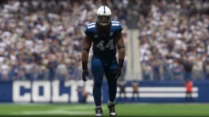 Colts Linebacker Zaire Franklin On Field Wallpaper