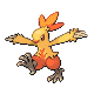 Combusken Game Pixel Art Wallpaper