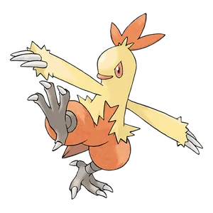 Combusken Official Artwork Wallpaper