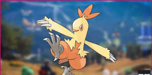 Combusken Video Game Background Wallpaper