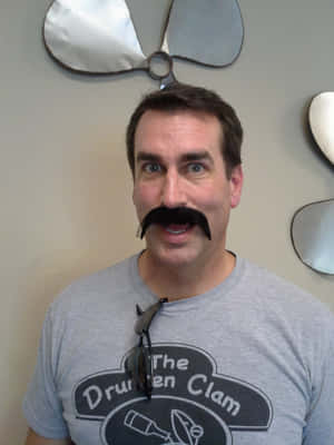 “comedian Rob Riggle At His Finest” Wallpaper