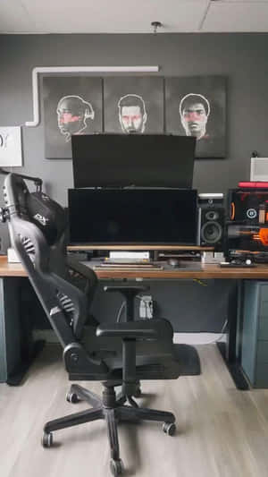 Comfort And Style In Your Gaming Chair Wallpaper