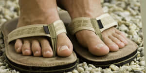 Comfortable Sandalson Pebbles.jpg Wallpaper