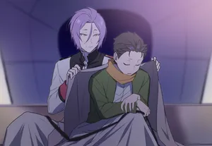 Comforting_ Moment_ Anime_ Scene Wallpaper